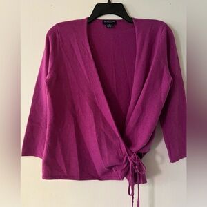 ANN TAYLOR cashmere sweater top medium